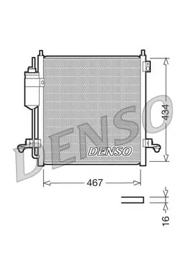 Радіатор кондиціонера DENSO DCN45001 (фото 1)