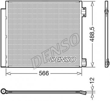 Конденсатор кондицiонера NISSAN/RENAULT Qashqai/X-Trail/Kadjar/Koleos "13>> DENSO DCN46026