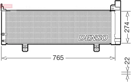 Конденсатор, система кондиціонування повітря DENSO DCN50129