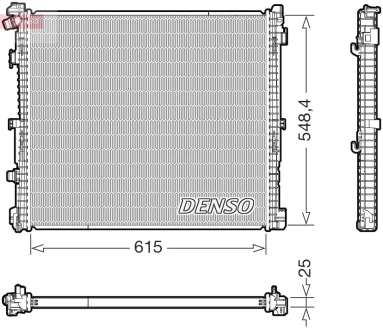 Радіатор охолоджування DENSO DRM05018