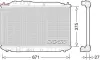 Радіатор HONDA Civic \'\'1,8 "05-12 DENSO DRM40029 (фото 1)