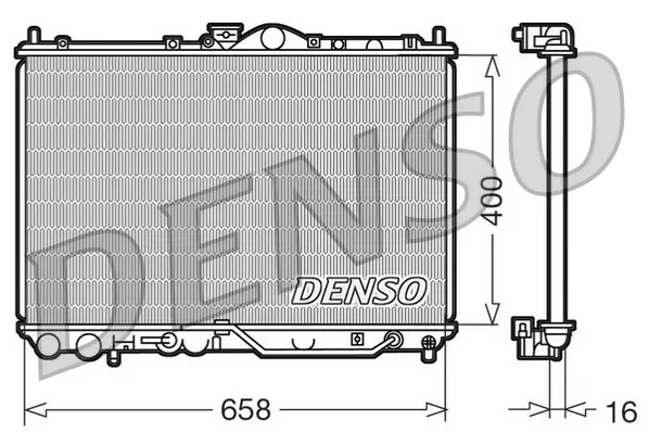 Радіатор охолоджування DENSO DRM45011 (фото 1)