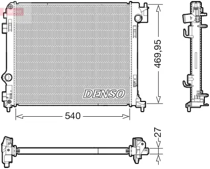Радіатор NISSAN X-Trail (T32) \'\'1,6 "14>> DENSO DRM46065