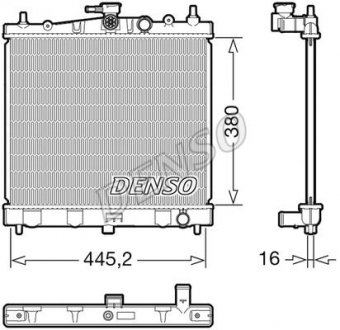 Радіатор NISSAN Note 2006 - 2012 DENSO DRM46067