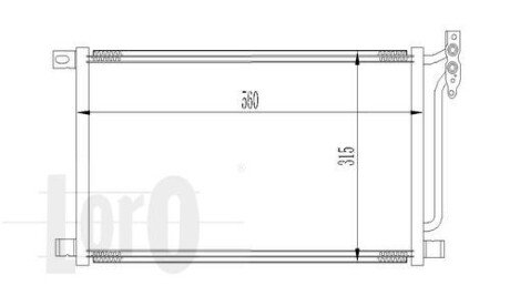 Конденсатор, кондиционер DEPO/LORO 004-016-0009