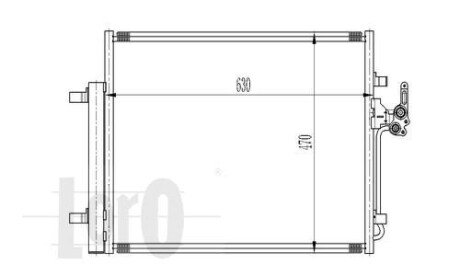 Радiатор кондицiонера DEPO/LORO 017-016-0016