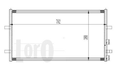 Радiатор кондицiонера DEPO/LORO 017-016-0029