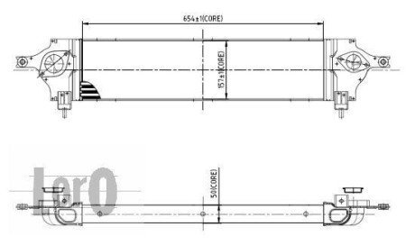 Интеркулер DEPO/LORO 035-018-0002