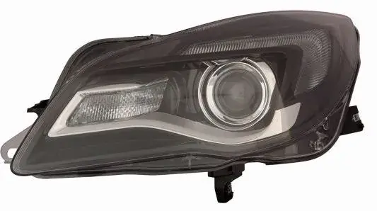 Фара Лів (HIR2/PY21W/W21, електричн, з мотором, колір відбивача: чорн) OPEL INSIGNIA A 06.13-03.17 DEPO/LORO 4421181LMLDEM2 (фото 1)