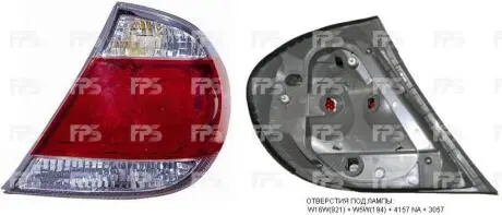 Ліхтар задній DEPO/LORO FP 8163 F3-E