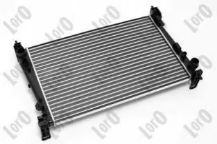 Радіатор охолодження двигуна Fiat Doblo 1.3D/1.4 10- (388x620x16) DEPO/LORO 016-017-0067 (фото 1)