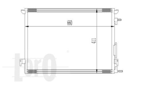 Радіатор кондиціонера SIGNUM/VECTRA C/CROMA 1.8i/1.6i/1.8i 02- DEPO/LORO 037-016-0013