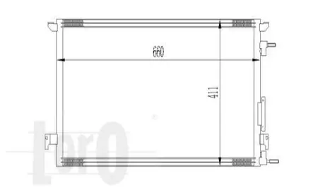 Радіатор кондиціонера SIGNUM/VECTRA C/CROMA 1.8i/1.6i/1.8i 02- DEPO/LORO 037-016-0013