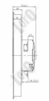 Вентилятор радіатора TRANSPORTER T4 2.4D 90- DEPO/LORO 053-014-0023 (фото 1)