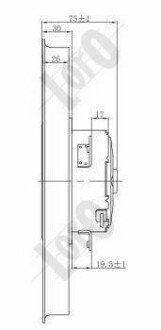 Вентилятор радіатора TRANSPORTER T4 2.4D 90- DEPO/LORO 053-014-0023