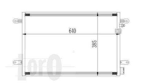 Радіатор кондиціонера A6 04-11 DEPO/LORO 053-016-0026