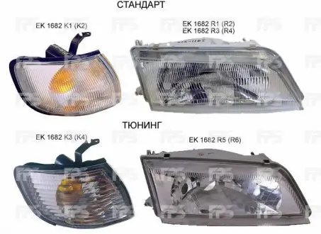 Фара передня DEPO/LORO FP 1682 R2-E