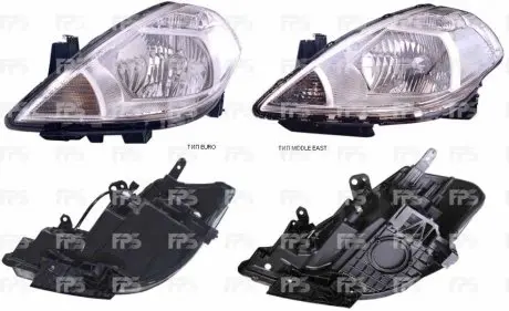 Фара передня DEPO/LORO FP 5014 R1-E