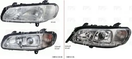Фара передня DEPO/LORO FP 5203 R2-E