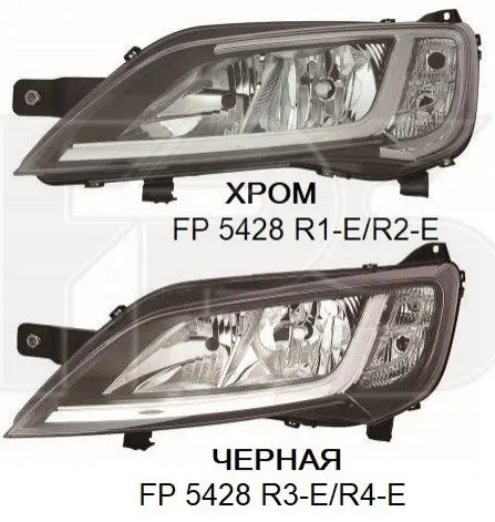 Фара передня DEPO/LORO FP 5428 R1-E (фото 1)