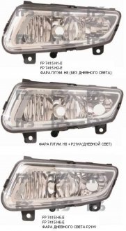 Фара протитуманна DEPO/LORO FP 7415 H1-E