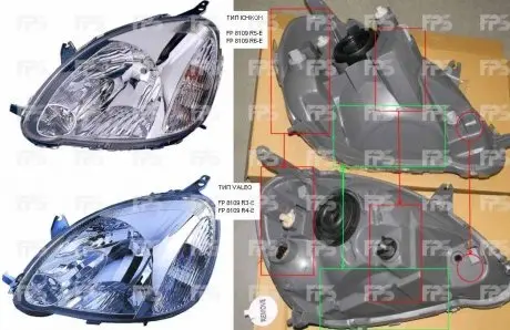 Фара передня DEPO/LORO FP 8109 R4-E