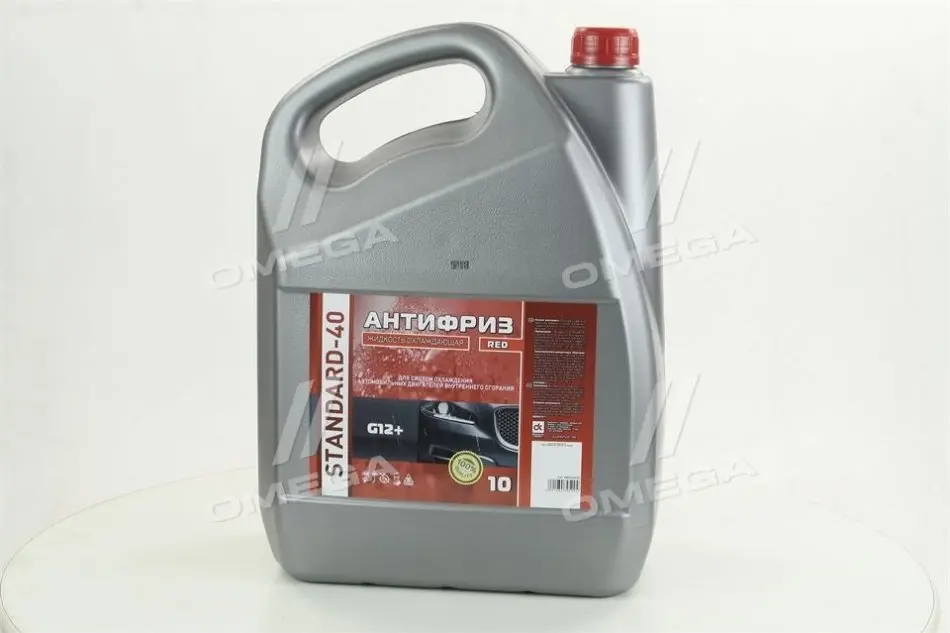 Антифриз Standard Long Life G12+ -40 червоний 10л ДОРОЖНЯ КАРТА 48021034705 (фото 1)