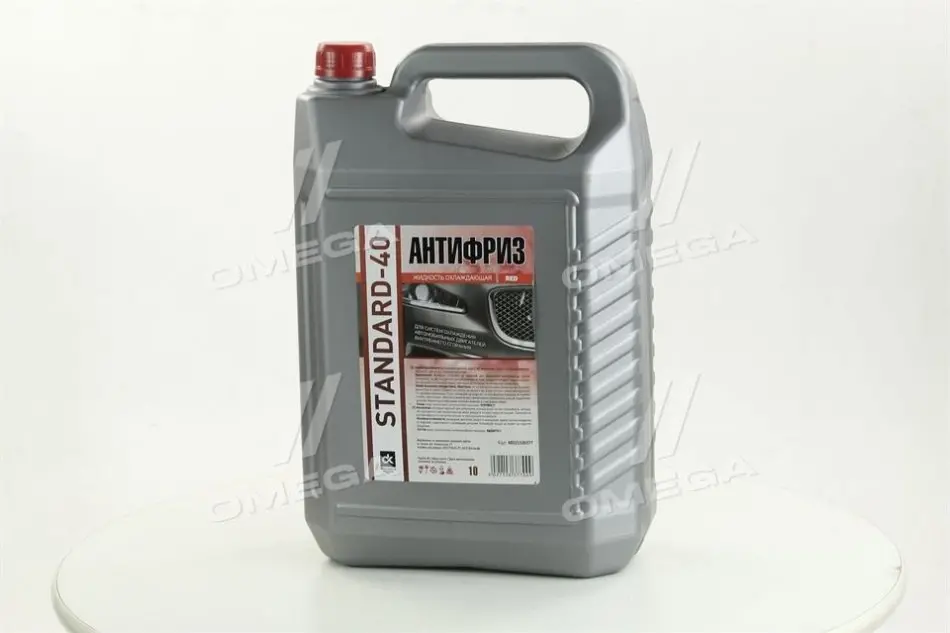 Антифриз Standard -40 червоний 10л ДОРОЖНЯ КАРТА 48021106377 (фото 1)