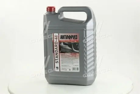 Антифриз Standard -40 червоний 10л ДОРОЖНЯ КАРТА 48021106377