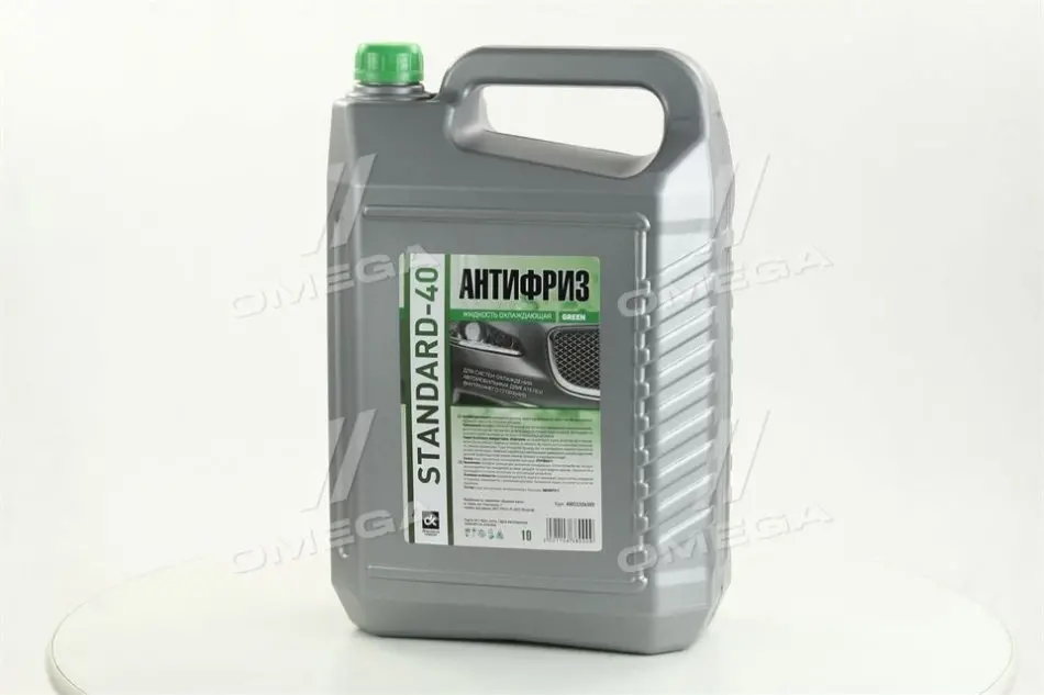 Антифриз Standard -40 зелений 10л ДОРОЖНЯ КАРТА 48021106380 (фото 1)