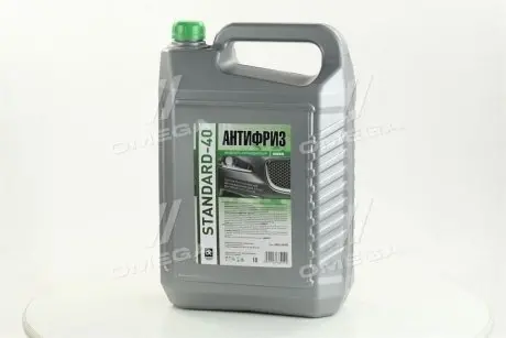 Антифриз Standard -40 зелений 10л ДОРОЖНЯ КАРТА 48021106380