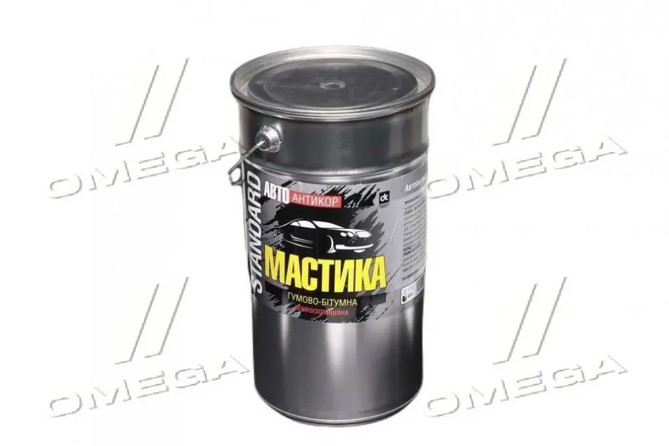 Мастика Автоантикор (Гумово-бітум) (банку 4кг) STANDARD <ДК> ДОРОЖНЯ КАРТА 48021108293 (фото 1)