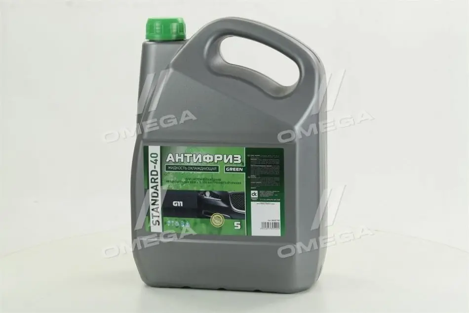 Антифриз Standard Long Life G11 -40 зелений 5л ДОРОЖНЯ КАРТА 4802877305 (фото 1)