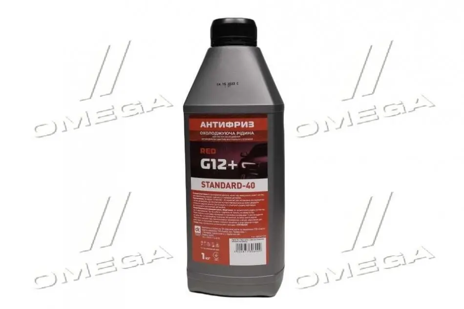 Антифриз Standard Long Life G12+ -40 червоний 1л ДОРОЖНЯ КАРТА 4802877306 (фото 1)