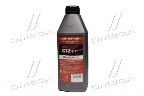 Антифриз Standard Long Life G12+ -40 червоний 1л ДОРОЖНЯ КАРТА 4802877306