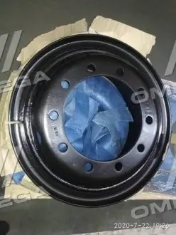 Диск колісний 20х8,5 КАМАЗ ЕВРО-2 в зб.<ДК> ДОРОЖНЯ КАРТА 6520-3101012
