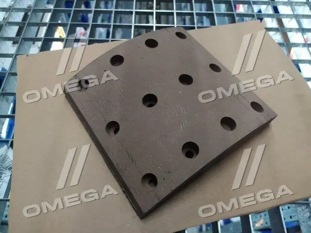 Накладка торм. КамАЗ-6520 ЕВРО сверл. R0 15/18 <ДК> ДОРОЖНЯ КАРТА 6520-3501105 (фото 1)