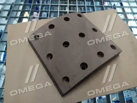 Накладка торм. КамАЗ-6520 ЕВРО сверл. R0 15/18 <ДК> ДОРОЖНЯ КАРТА 6520-3501105