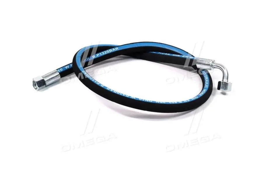 Рукав МТЗ L=1200 Ключ S24(M20x1,5) d-10 з кутом 90* 2SN <ДК> ДОРОЖНЯ КАРТА 680-4607140-120 (фото 1)