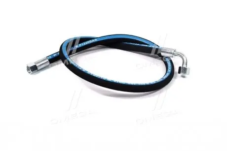 Рукав МТЗ L=1200 Ключ S24(M20x1,5) d-10 з кутом 90* 2SN <ДК> ДОРОЖНЯ КАРТА 680-4607140-120