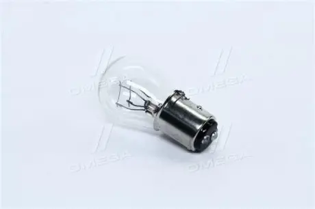 Лампа покажчиків поворотів і стоп-сигналів BAY15d 12V P21 / 5W <ДК> ДОРОЖНЯ КАРТА DK-12V21/5W