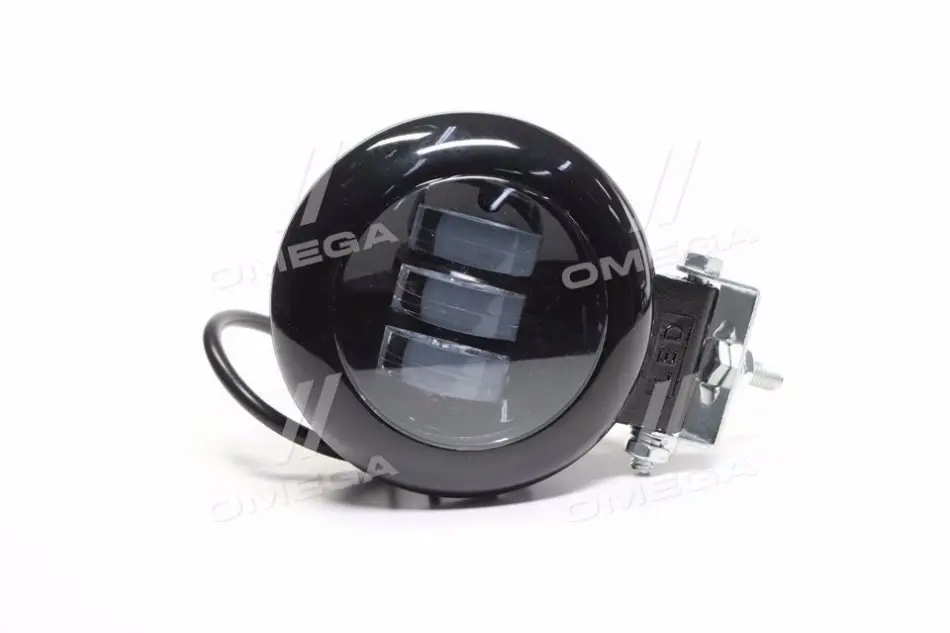 Фара LED СТМ кругла 30W <ДК> Світлодіодна LED фара ближнього світла з лінзою та світло-тіньовою межею (стг). Підтримує напругу 12 та 24 Вольт. Широкий промінь на 160 градусів, дуже чітке горизонтальне світло. LED фара ефективно служить в екстремальни ДОРОЖНЯ КАРТА DK.30W-1 (фото 1)