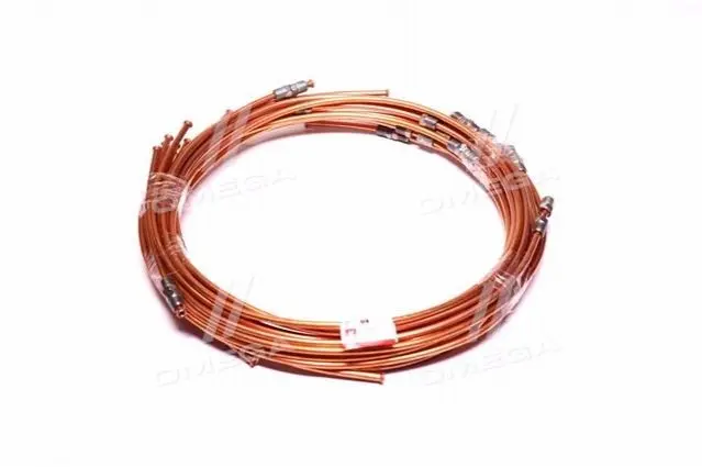 Трубка гальмівна ГАЗ 3307 компл. 12 трубок (мідні) <ДК> ДОРОЖНЯ КАРТА DK-35012 (фото 1)