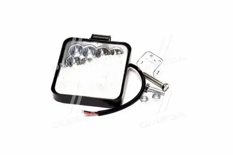 Фара LED квадратна 48W (16 діодів) (8.5см х 8.5см х 1.5см) 3D лінза Mini <ДК> ДОРОЖНЯ КАРТА DK 3723