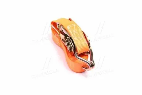 Стяжка вантажу, 1t. 25mm.x5m.(0.5+4.5) метал. ручка <ДК> Стрічка виготовлена з надміцного матеріалу polyester (ступінь розтяжності 5%). Ручка має ребра жорсткостіта виготовлена з надміцної сталі. ДОРОЖНЯ КАРТА DK-3938