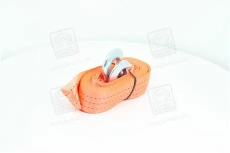 Трос буксировочный 3т. 50мм. 4,5м. С-крюк, Polyester, оранжевый, <ДК> ДОРОЖНЯ КАРТА DK46-PE345