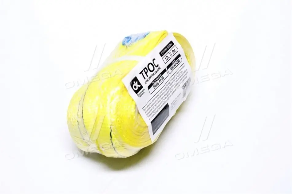 Трос буксирувальний 13т. стрічка 90мм, 6м. <ДК> ДОРОЖНЯ КАРТА DK46-PP136 (фото 1)