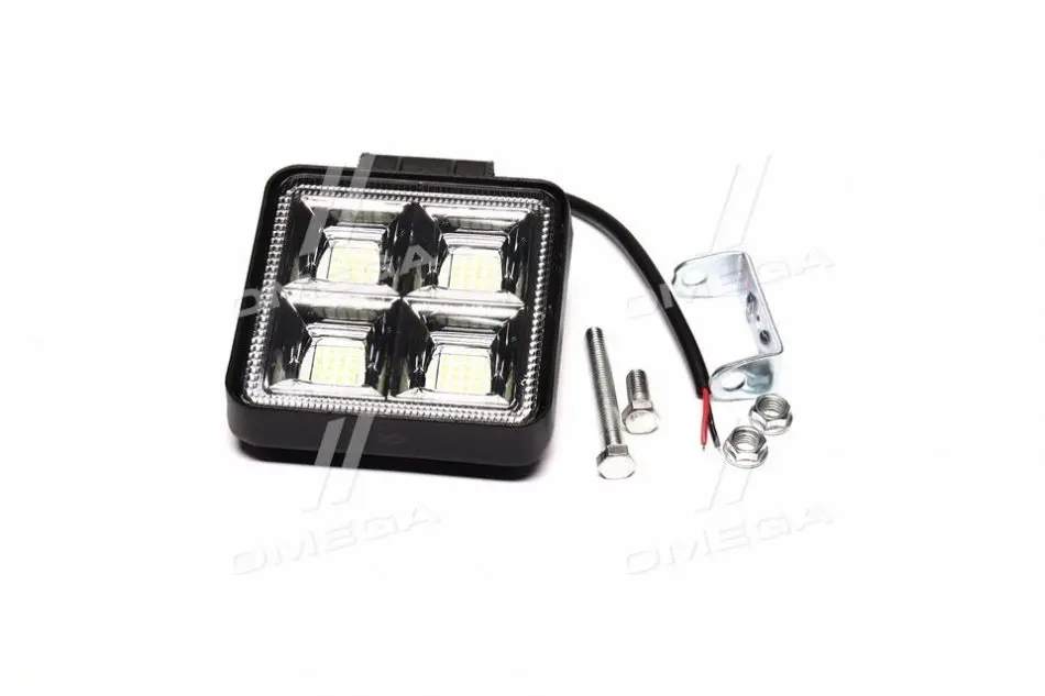 Фара LED квадратна 64W, 10-30V вузький промінь <ДК> ДОРОЖНЯ КАРТА DK.4SQ.0111 (фото 1)