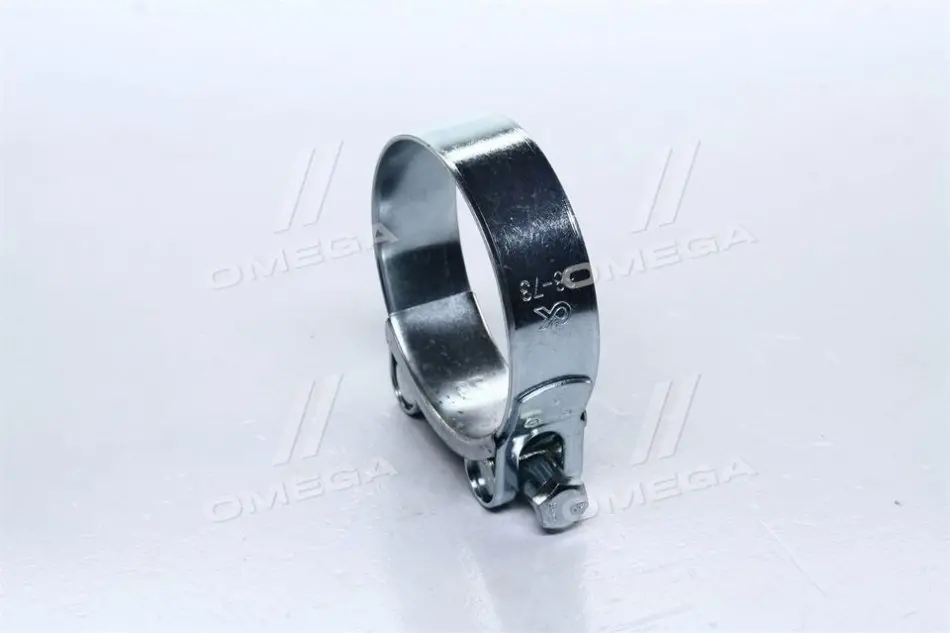 Хомут силовий W1 68-73мм. М8 <ДК> стрічка 1.5?24 ДОРОЖНЯ КАРТА DK68-73 (фото 1)