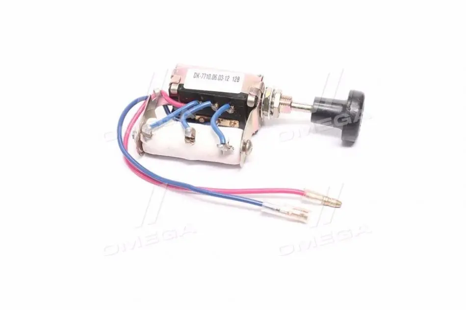 Переключатель отопителя салона Богдан, Эталон с резистором 12V <ДК> ДОРОЖНЯ КАРТА DK-7710.06.03-12 (фото 1)